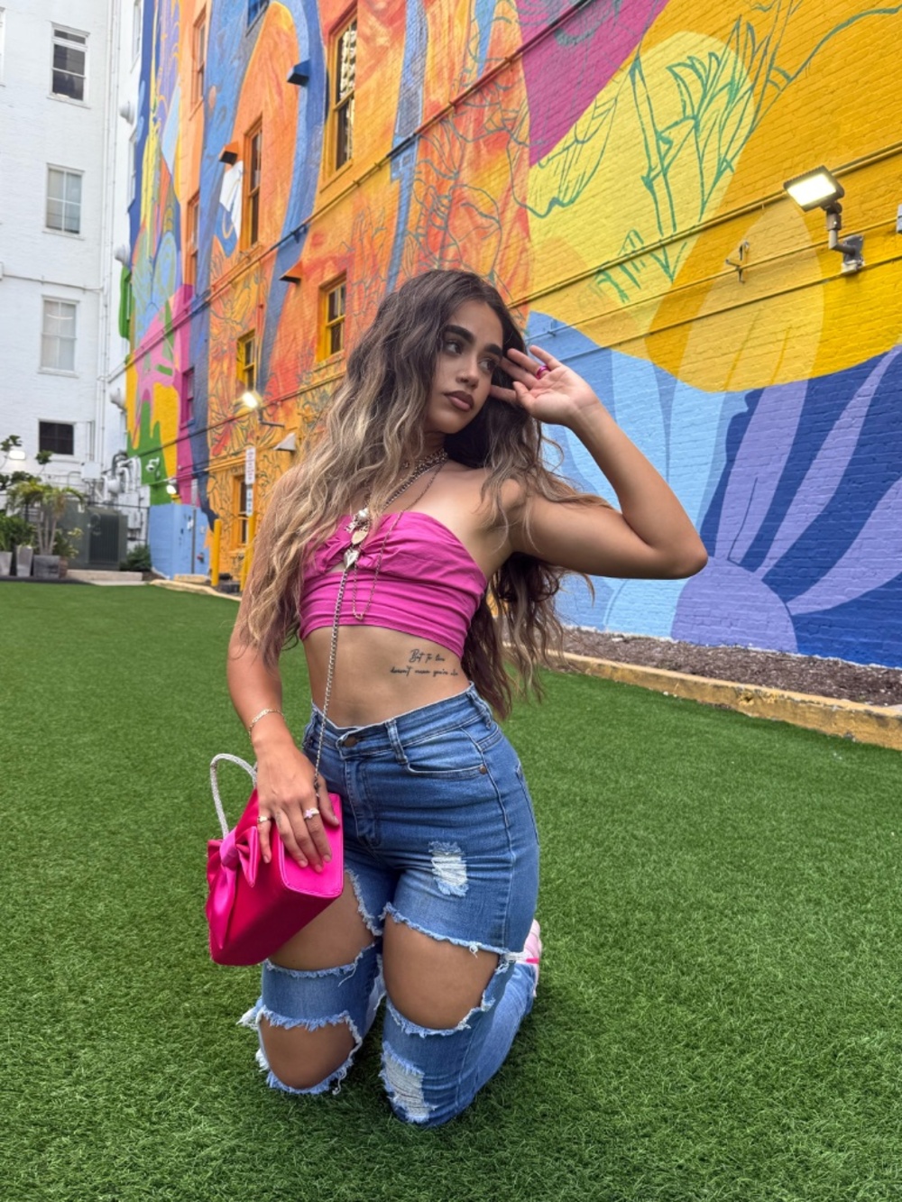 Hot pink set